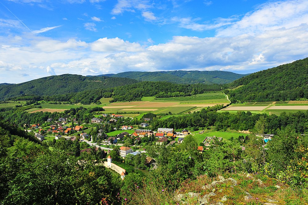 Ausblick vom Kalvarienberg in Aggsbach